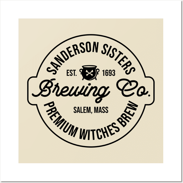 Sanderson Sister Brewing Co II Wall Art by Burblues